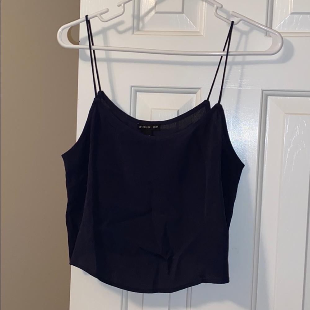 Brand new‼️ strappy blue top never worn